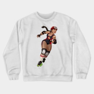 Seoul Stealer - roller derby star Crewneck Sweatshirt